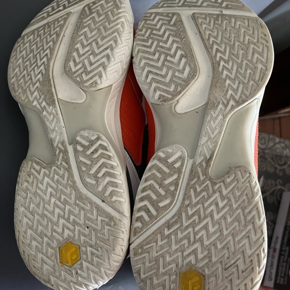 Fitville Amadeus Tennis and Pickleball men's lace up orange sneakers - Picture 8 of 8